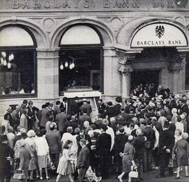 Barclays Bank historical photo